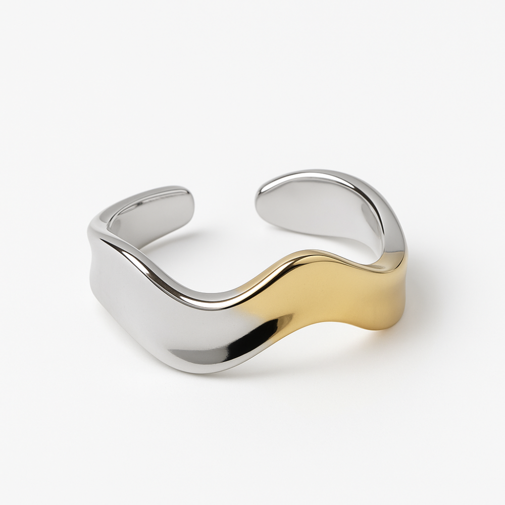 Δαχτυλίδι  Ανοιγόμενο Κυματιστό